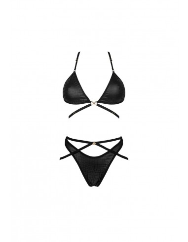 Cobra Nive komplet 2-częściowy czarny  S/M - Komplety bielizny erotycznej - 5