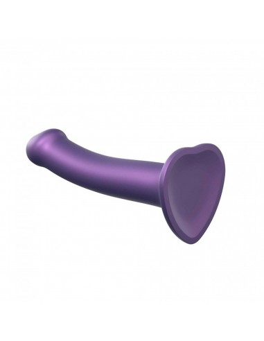 MONO DENSITY DILDO METALLIC PURPLE - M - SHINE - Dilda silikonowe - 2