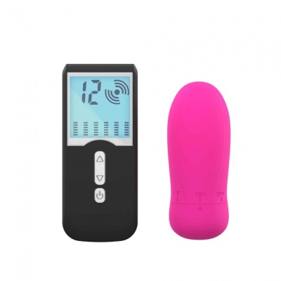 Jajko wibrujące CRY BABY 2 Danger Pink - 12 trybów wibracji, pilot bezprzewodowy o zasięgu 10 m, wymiary 8 × 3,2 cm - 1