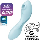 Stymulator Satisfyer Curvy Trinity 5+ Connect App - 3 silniki, fala ciśnienia i wibracje punktu G, 16,6 cm - 3
