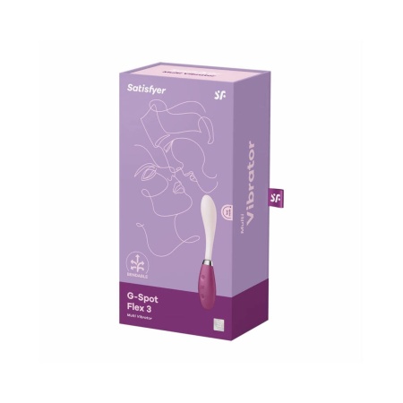 Wibrator G-Spot Flex 3 (Czerwony) - 4
