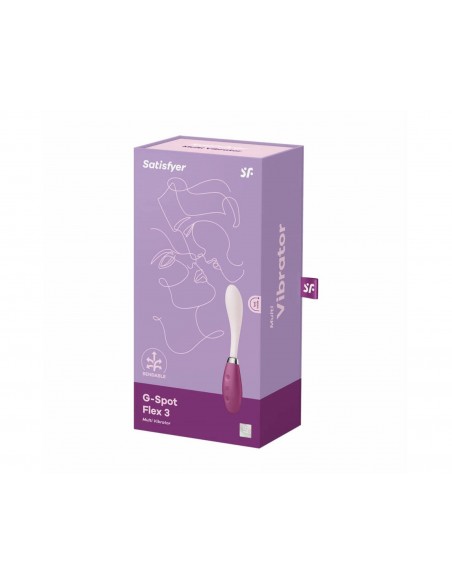 Wibrator-G-Spot Flex 3 (Red) - Wibratory Punktu G - 4