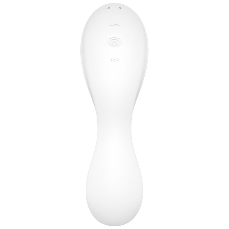 Stymulator 2w1 Curvy Trinity 5+ z falami powietrznymi i wibracjami punktu G, 16,6 cm - 1