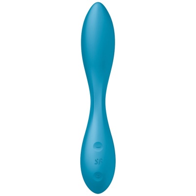 Wibrator G-Spot Satisfyer Flex 1 - giętka szyjka, 2 silniki, 12 programów, 19,5 cm - 1