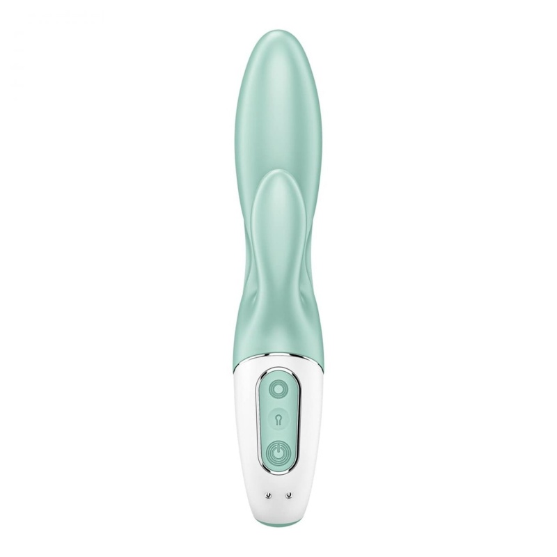 Wibrator Air Pump Bunny 5 Connect App - regulacja średnicy pompką, podwójna stymulacja, 25,6 cm - 1