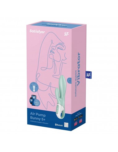 Air Pump Bunny 5 Connect App Mint - Wibratory Króliczki - 8