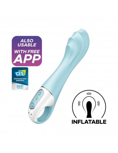 Air Pump Vibrator 5 Connect App blue - Wibratory Punktu G - 7