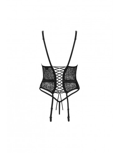 Yaskana gorset czarny  M/L - Komplety bielizny erotycznej - 5