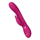 Wibrator króliczek Tama Pink - 3 silniki F1 z falowaniem, długość 27,6 cm - 4