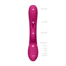 Wibrator króliczek Tama Pink - 3 silniki F1 z falowaniem, długość 27,6 cm - 8