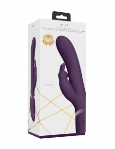 May - Pulse-Wave & C-Spot & G-Spot Rabbit - Purple - Wibratory Króliczki - 1