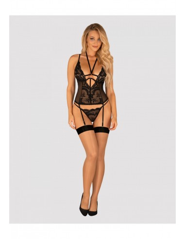 Alessya gorset czarny  XS/S - Komplety bielizny erotycznej - 3
