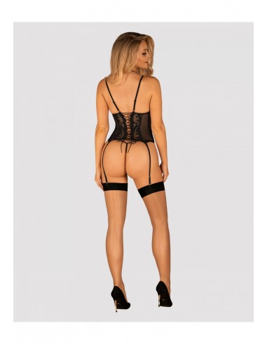 Alessya gorset czarny  XS/S - Komplety bielizny erotycznej - 4