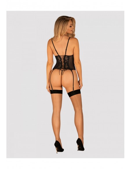 Alessya gorset czarny  XS/S - Komplety bielizny erotycznej - 4