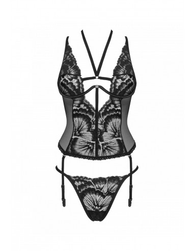 Alessya gorset czarny  XS/S - Komplety bielizny erotycznej - 5