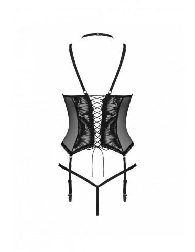 Alessya gorset czarny  XS/S - Komplety bielizny erotycznej - 6