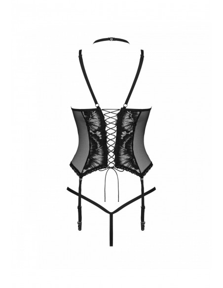 Alessya gorset czarny  XS/S - Komplety bielizny erotycznej - 6