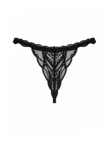 Bielizna-Sedila figi otwarte czarne  S/M - Figi - 8