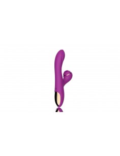 Dual Vibrator with Sucking Function Purple - Wibratory Bezdotykowe - 1