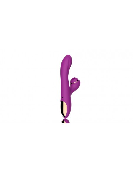 Dual Vibrator with Sucking Function Purple - Wibratory Bezdotykowe - 1