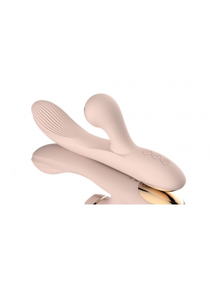 Dual Vibrator with Sucking Function Pink - Wibratory Bezdotykowe - 3
