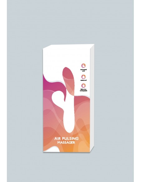 Dual Vibrator with Sucking Function Pink - Wibratory Bezdotykowe - 6