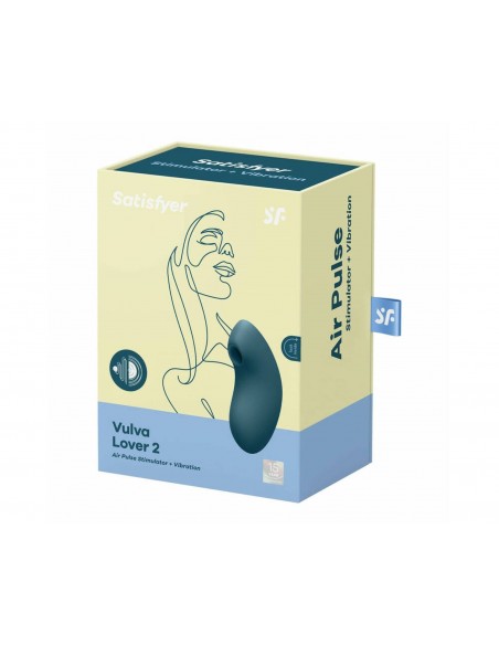 Vulva Lover 2 blue - Wibratory Bezdotykowe - 1