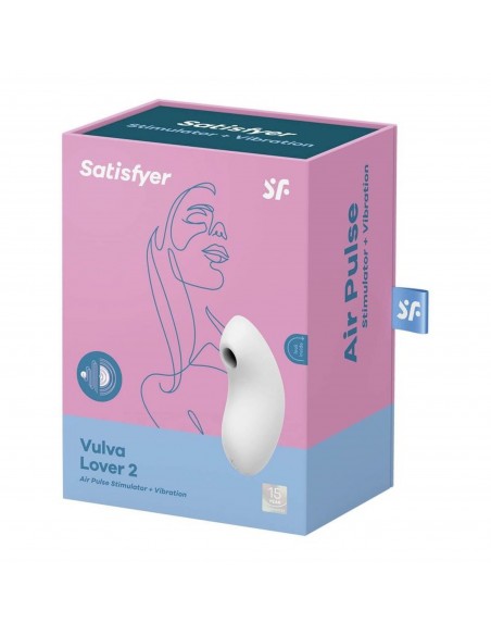 Vulva Lover 2 white - Wibratory Bezdotykowe - 1