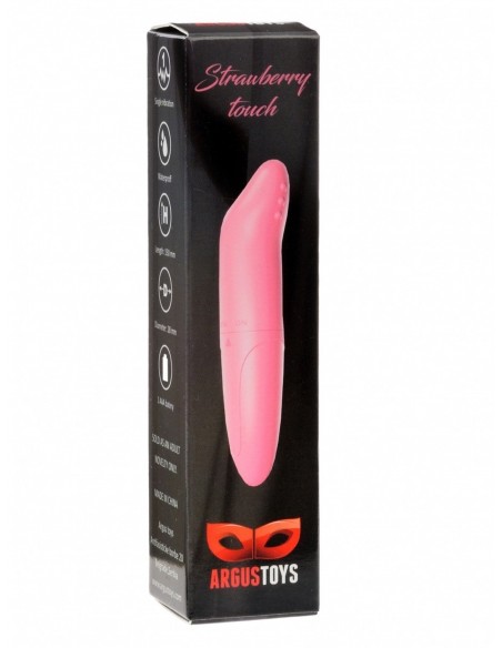 Argus-Strawberry Touch - Clitoris Stimulator Pink - Wibratory Punktu G - 1