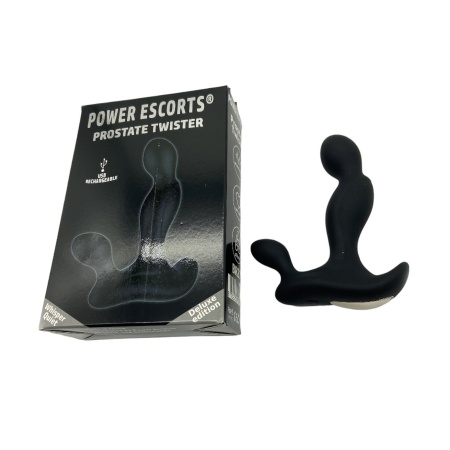 Masażer prostaty Prostate Twister 10 cm, czarny - 2