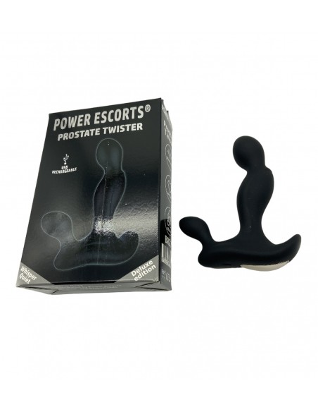 Prostate Twister Rechargeable Prostate Stimulator Black - Masażery i stymulatory prostaty - 2