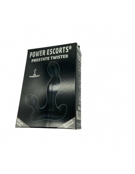 Prostate Twister Rechargeable Prostate Stimulator Black - Masażery i stymulatory prostaty - 3