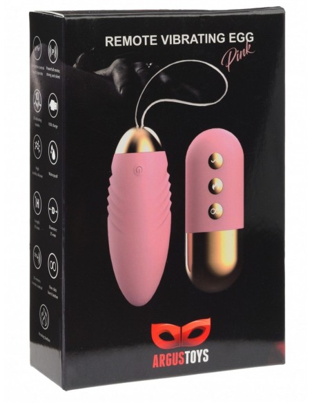 Jajko/wibr-Remote Control Vibrating Egg Pink - Wibratory Jajeczka - 1