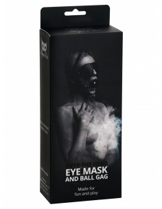 Maska-Eye Mask With Ball Gag - Maski i kaptury - 1