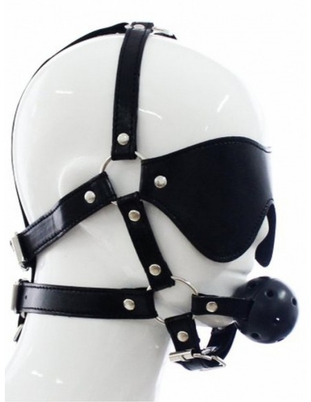 Maska-Eye Mask With Ball Gag - Maski i kaptury - 3