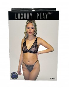 Luxury Play - Lingerie Set Small Black - Komplety bielizny erotycznej - 1