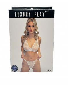 Luxury Play - Lingerie Set Small White - Komplety bielizny erotycznej - 1