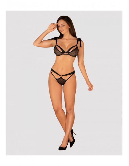 Obsessivia komplet 2-częściowy czarny  S/M - Komplety bielizny erotycznej - 3