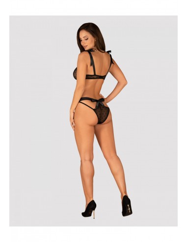 Obsessivia komplet 2-częściowy czarny  S/M - Komplety bielizny erotycznej - 4