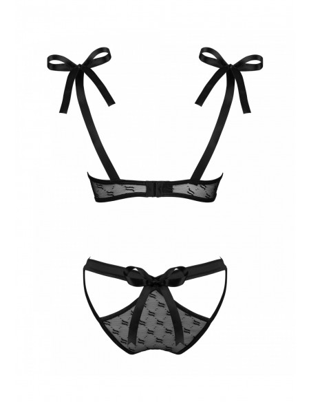 Obsessivia komplet 2-częściowy czarny  S/M - Komplety bielizny erotycznej - 6