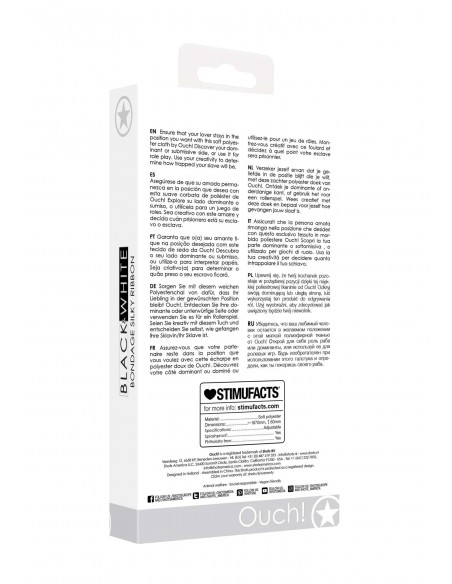 Bondage Silky Ribbon - Taśmy, szarfy do krępowania - 3