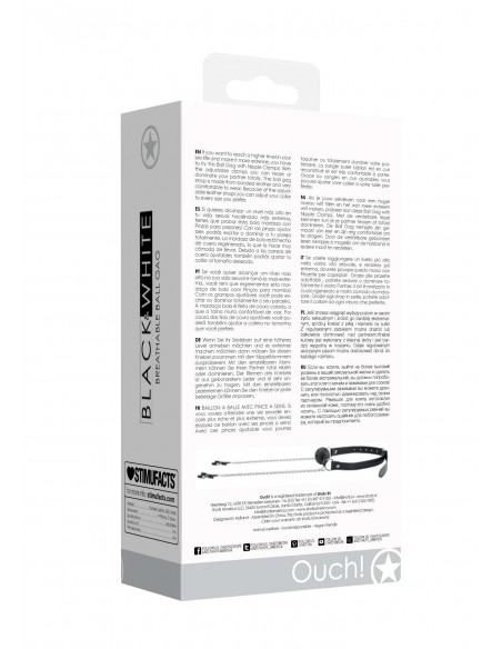 Breathable Ball Gag With Nipple Clamps - Kneble do ust - 8