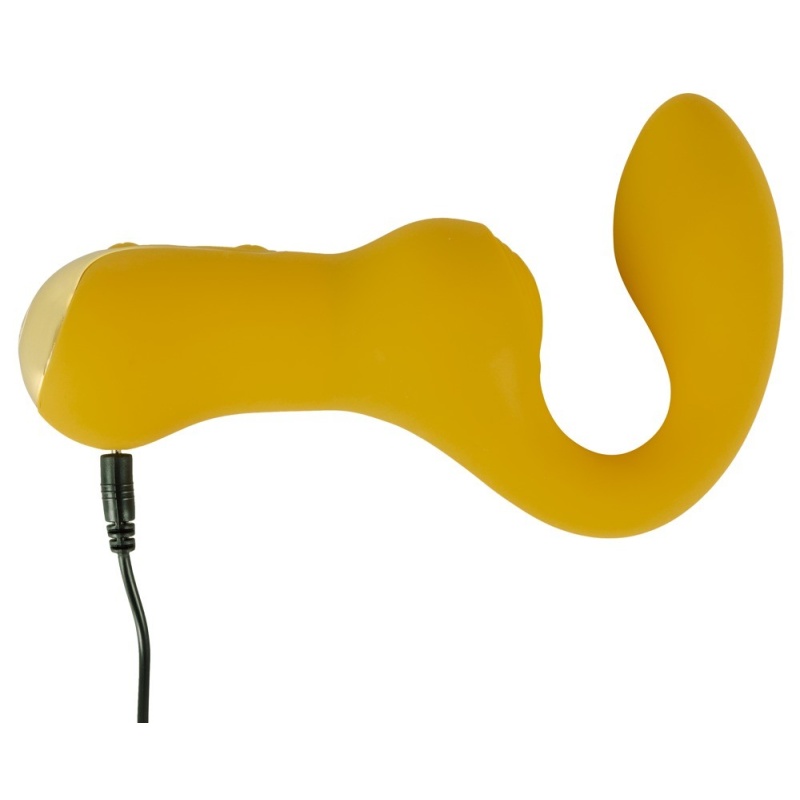 Wibrator podwójny Your New Favorite – elastyczna szyjka, dwa silniki, 10 trybów, długość 18,4 cm - 2