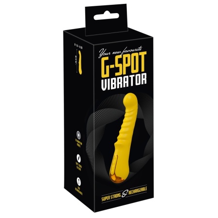 Wibrator G-Spot Your New Favorite — zakrzywiona głowica masująca, rowkowany elastyczny trzon, 20 cm - 1