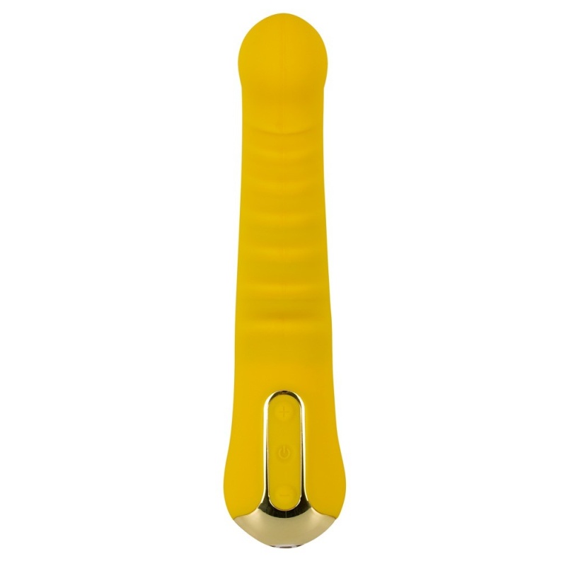 Wibrator G-Spot Your New Favorite — zakrzywiona głowica masująca, rowkowany elastyczny trzon, 20 cm - 5