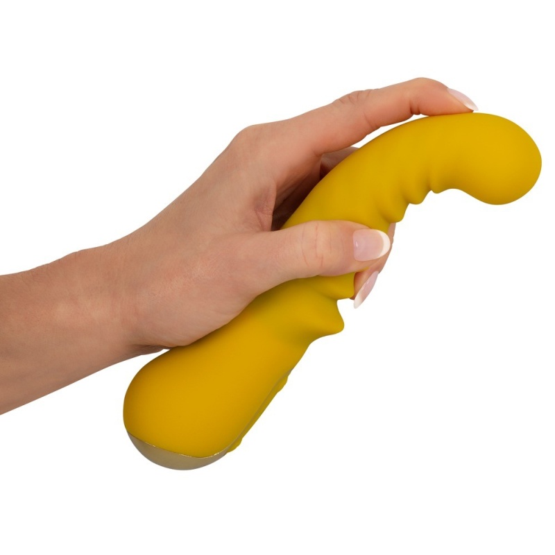 Wibrator G-Spot Your New Favorite — zakrzywiona głowica masująca, rowkowany elastyczny trzon, 20 cm - 9