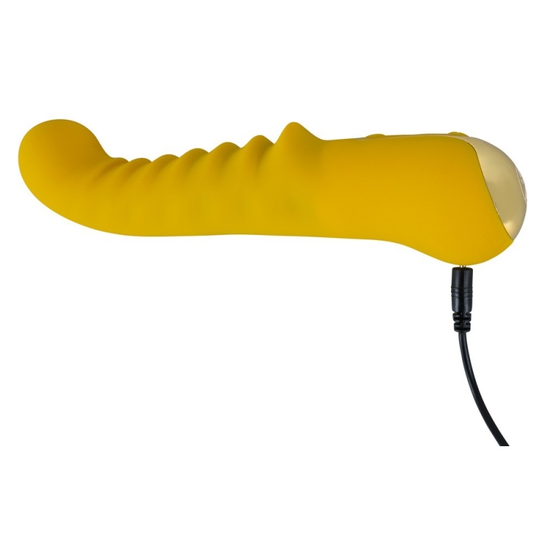 Wibrator G-Spot Your New Favorite — zakrzywiona głowica masująca, rowkowany elastyczny trzon, 20 cm - 10