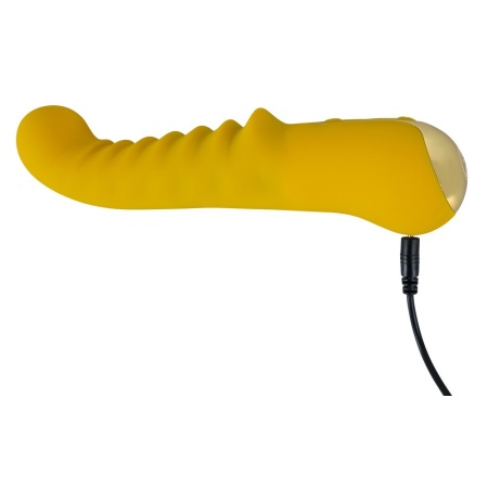 Wibrator G-Spot Your New Favorite — zakrzywiona głowica masująca, rowkowany elastyczny trzon, 20 cm - 10