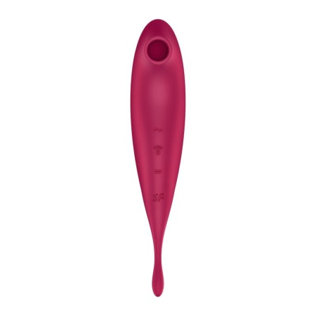 Wibrator łechtaczkowy Twirling Pro Connect App - fale powietrzne i wibrator punktowy, długość 20,3 cm - 2