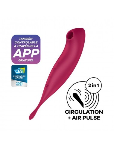 Twirling Pro Connect App dark red - Wibratory Bezdotykowe - 6